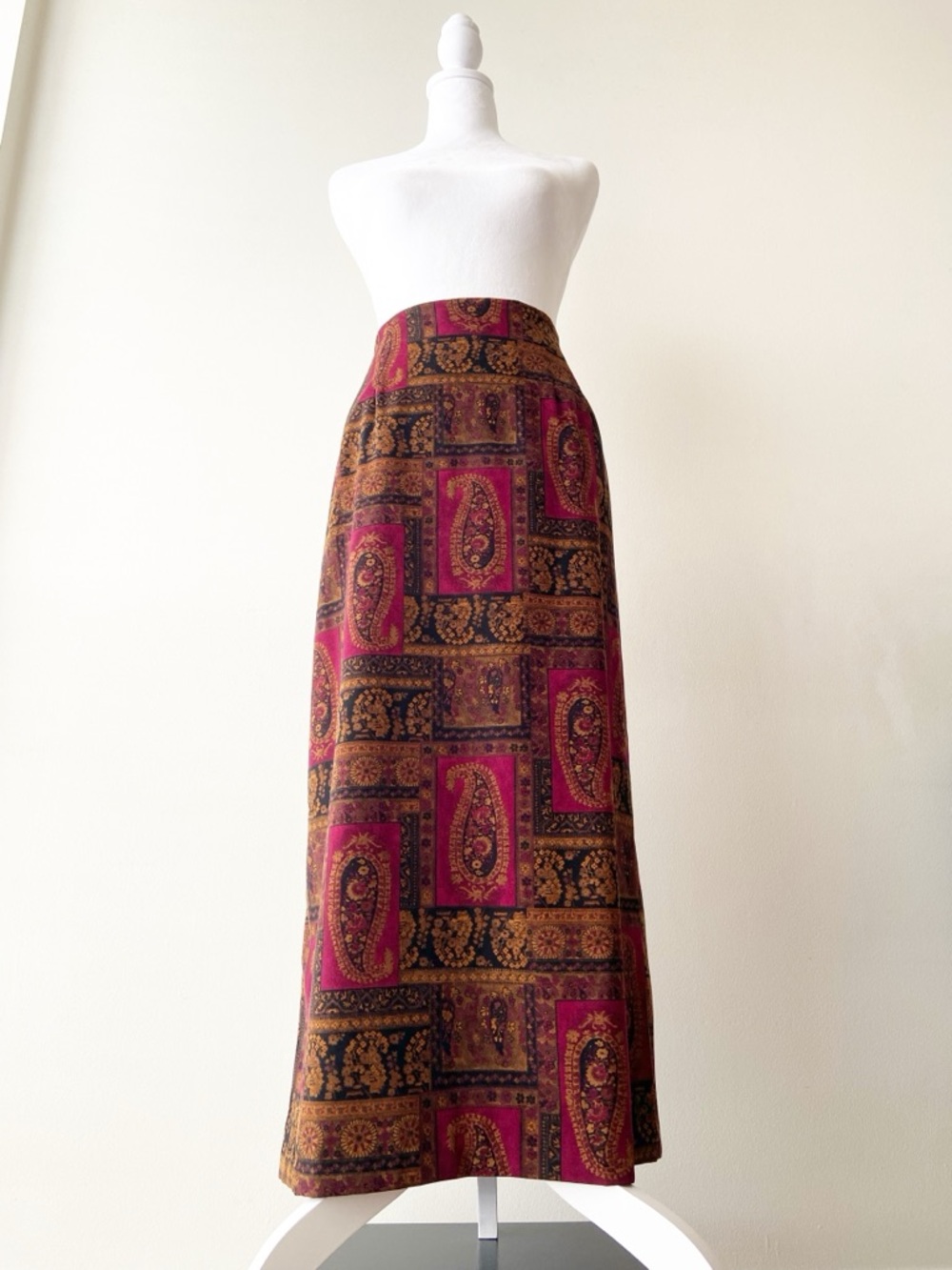 Briggs Maxi Paisley Patchwork Skirt